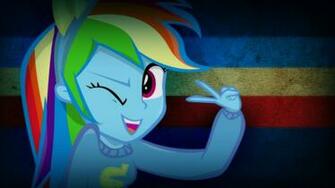Equestria Girls Rainbow Dash Wallpaper By Dafodildaisysandwich On