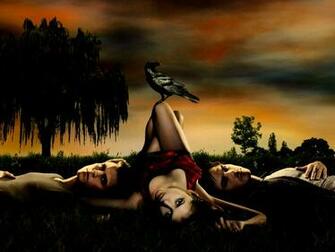 Vampire Diaries Characters HD Wallpaper In