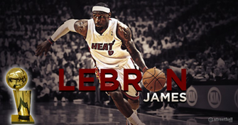 Lebron James Dunk Heat Wallpaper