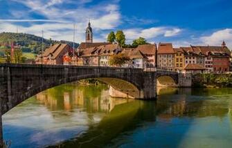 Wallpaper Bridge River Building Home Germany Baden
