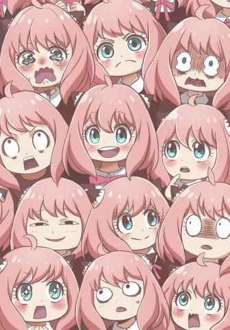 Spy X Family Anya S Different Emotions Wallpaper