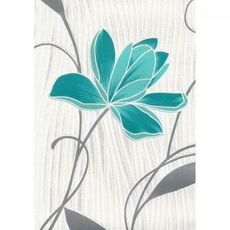 Teal Floral Wallpaper Widescreen HD