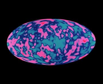 Cobe Dmr Image Of Background Microwave Variation Photograph