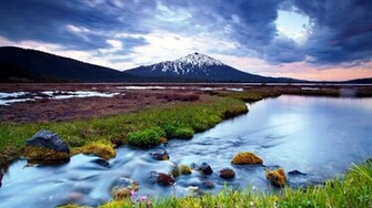 Beautiful River Landscape Wallpaper Full HD