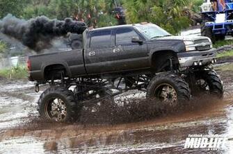 Chevy Mud Trucks Hot Girls Wallpaper
