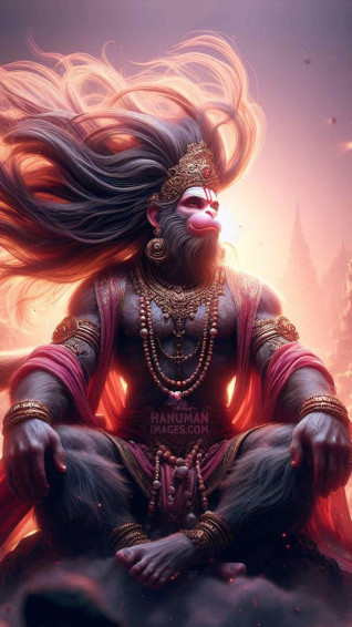 God Hanuman 4k Phone Wallpaper