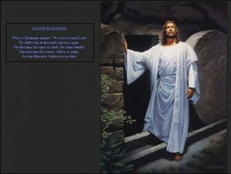 Easter Blessings Jesus Resurrection Wallpaper Christian