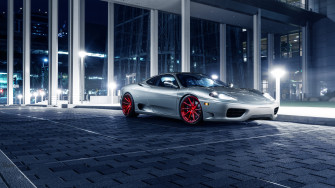 Ferrari Modena Avant Garde Wheels Wallpaper HD Car