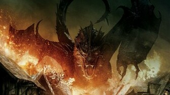 The Hobbit Battle Of Five Armies Dragon HD Wallpaper Search