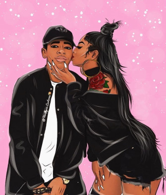 Couple Fun Illustration Cartoon