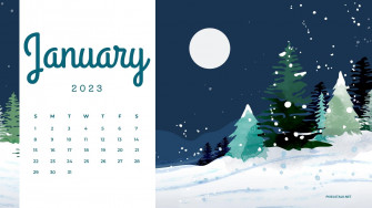 January Calendar Desktop Background HD Net