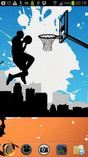 Basketball Live Wallpaper Screenshot