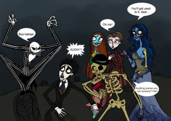 Nightmare Before Christmas And The Corpse Bride Crossover
