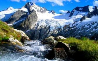 HD Mountain Stream Wallpaper