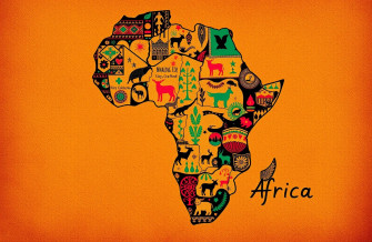 Africa Map Wallpaper