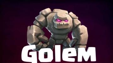 Mazo Con Veneno Y Golem De Clash Royale