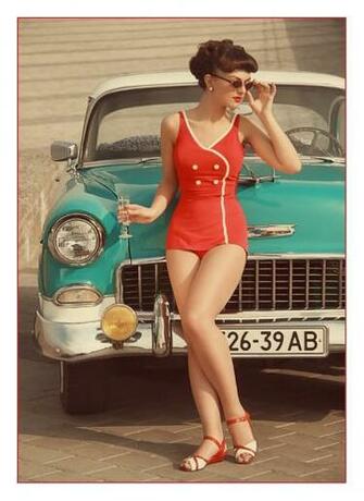 Vintage Bathing Suits Hot Girls Wallpaper