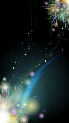 Curves And Circles iPhone 5s Wallpaper