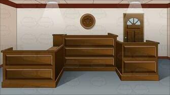 Inside An Empty Courtroom Accompaniment Atmosphere Attorney