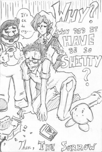Angry Video Game Nerd Sorrow By Kamon San