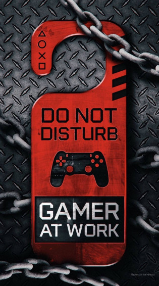 Gaming Session In Progress Do Not Disturb Wallpaper