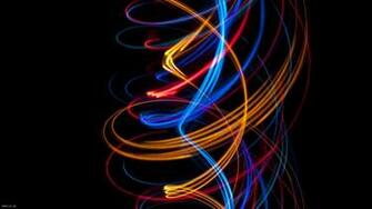 Stream Spiral Light Abstract Background Black Wallpaper HD