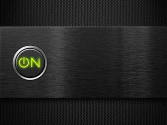 Black Steel Plate Power Switch Background Picture
