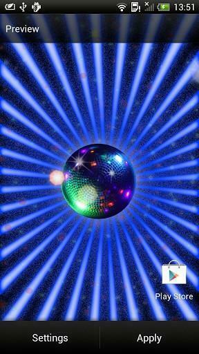 Bigger Disco Ball Live Wallpaper For Android Screenshot