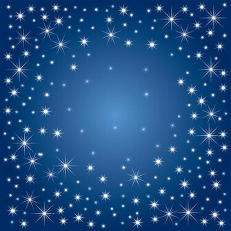 Snow And Stars Are Falling On The Blue Background By Cgvector