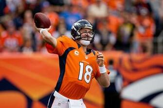 Peyton Manning Quarterback Of The Denver Broncos