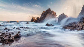 Usa Beach Scenery Corona Del Mar California 4k Wallpaper iPhone HD