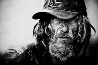 Men Monochrome Cool Guy Wallpaper