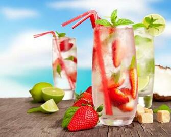 Summer Drinks High Quality And Resolution Wallpaper On
