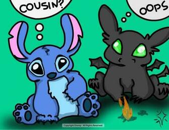 Toothless And Stitch By Little Space Ace