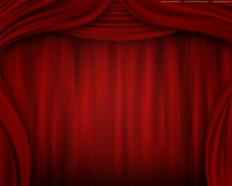 Red Curtain Background Theatre Stage Psdgraphics
