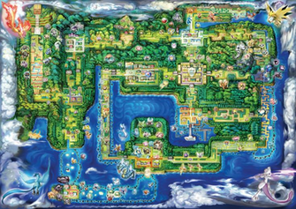 Pok Mon Let S Go Kanto Map HD Wallpaper Background Image