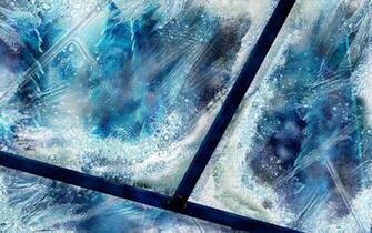 Frozen Window Desktop Pc And Mac Wallpaper