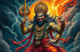 Angry Vishnu Wallpaper
