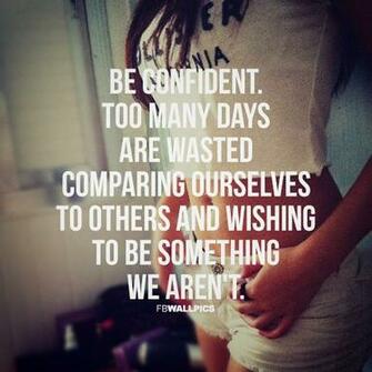 Girly Quotes Wallpaper Be Confident Quote