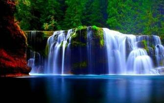 5d Waterfall HD Wallpaper Screenshot