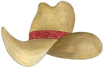 Cowboy Hat Wall Decals