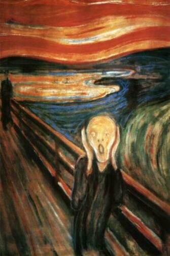 The Scream iPhone Wallpaper Photo