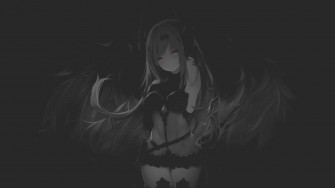 Dark Anime Girl Wallpaper