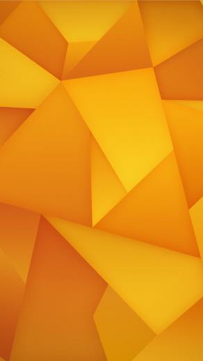 Yellow Blocks Galaxy S4 Wallpaper