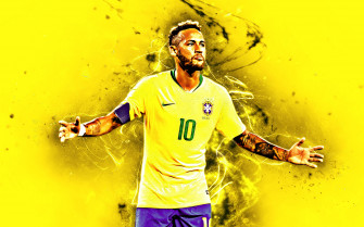 Neymar Brazil Jersey Wallpaper
