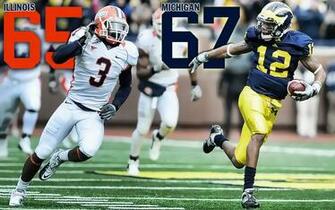 College Football Team Wallpaper Of Michigan