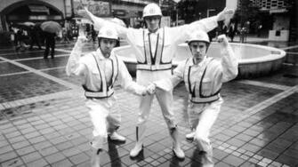Beastie Boys Image Street Umbrellas Costumes Stock Photos