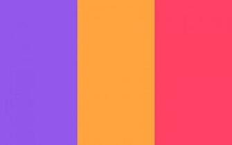 Navy Purple Neon Carrot Fuchsia Three Color Background Jpg