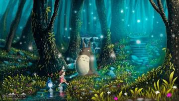 Totoro Laptop Wallpaper Top Background