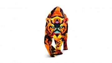 Geometric Animal Wallpaper On